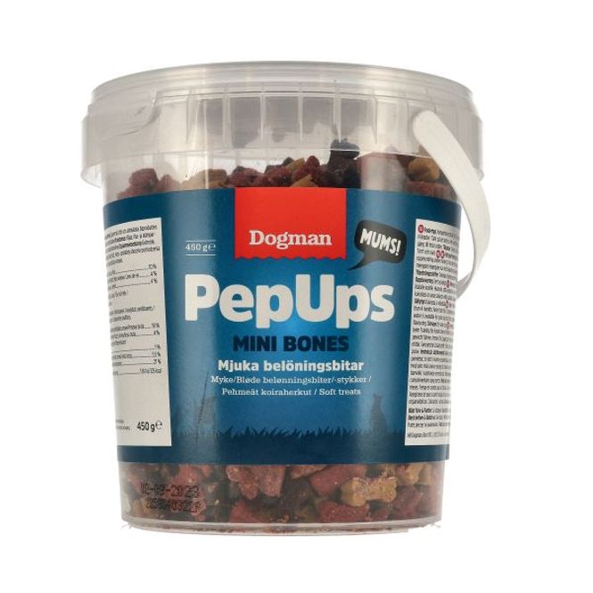Hovedbilde Dogman PepUps miniben kylling vilt 450g (abonnement)