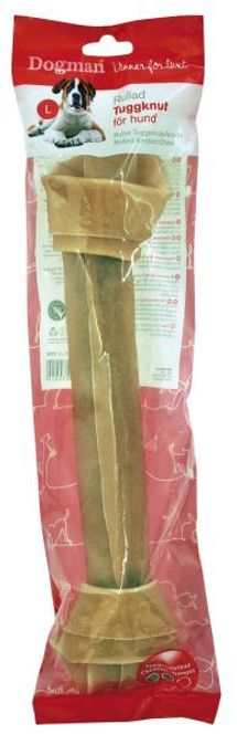 Hovedbilde Dogman Tyggeknute Brun L 30cm (abonnement)