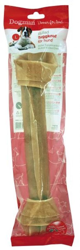 Dogman Tyggeknute Brun L 30cm (abonnement)