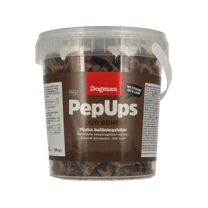 Hovedbilde Dogman PepUps duo ben 3smak 500g (abonnement)